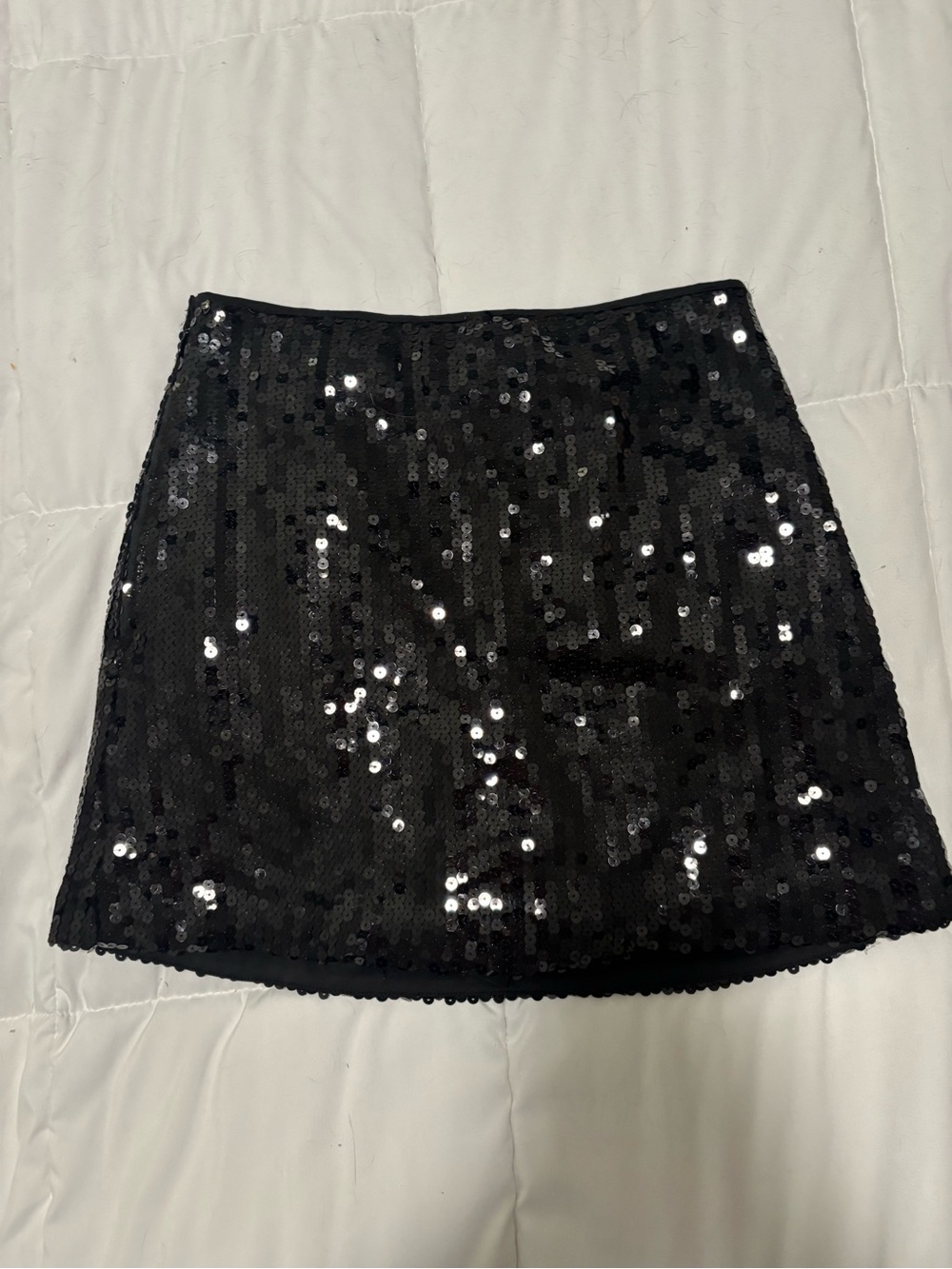 Abercrombie & Fitch Black Sequin Mini Skort - Picture 2 of 3